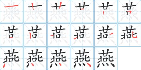 燕字五行|燕（汉语文字）